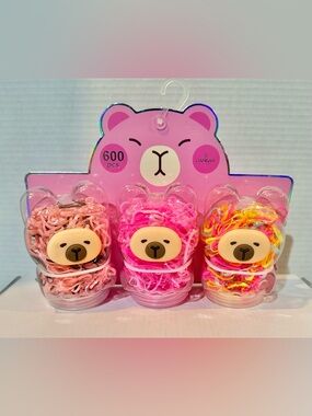 Danbar Hair Accessories 600pcs Assorted Hair Bands 3pack Brand New
